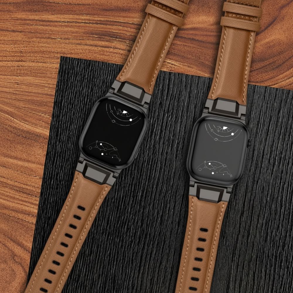 Ferronix Genuine Leather Metal Band - Astra Straps