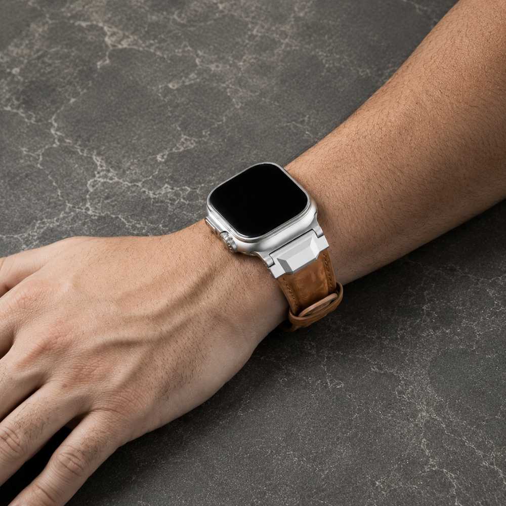 Ferronix Genuine Leather Metal Band - Astra Straps