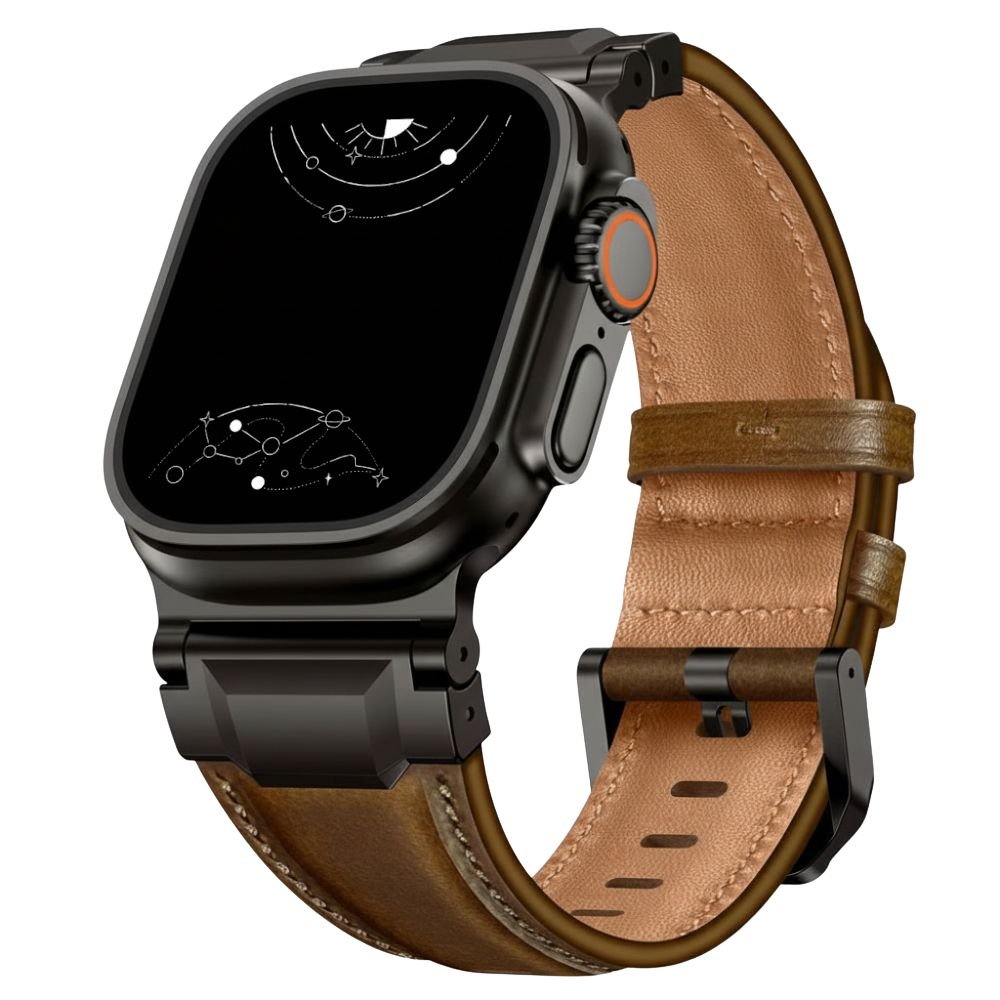 Ferronix Genuine Leather Metal Band - Astra Straps