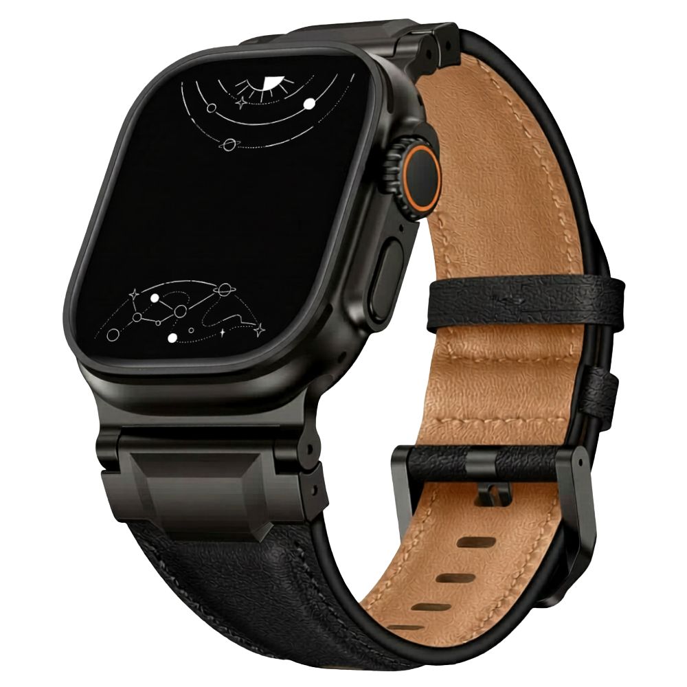 Ferronix Genuine Leather Metal Band - Astra Straps