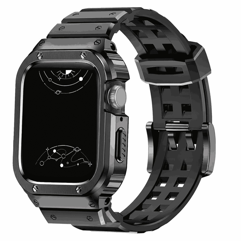 Findo Silicone Band With Stainless Steel Case - Astra Straps