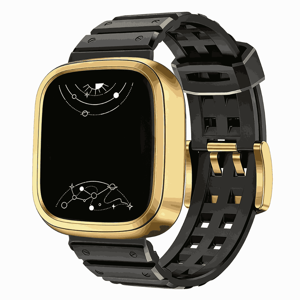 Findo Silicone Band With Stainless Steel Case - Astra Straps