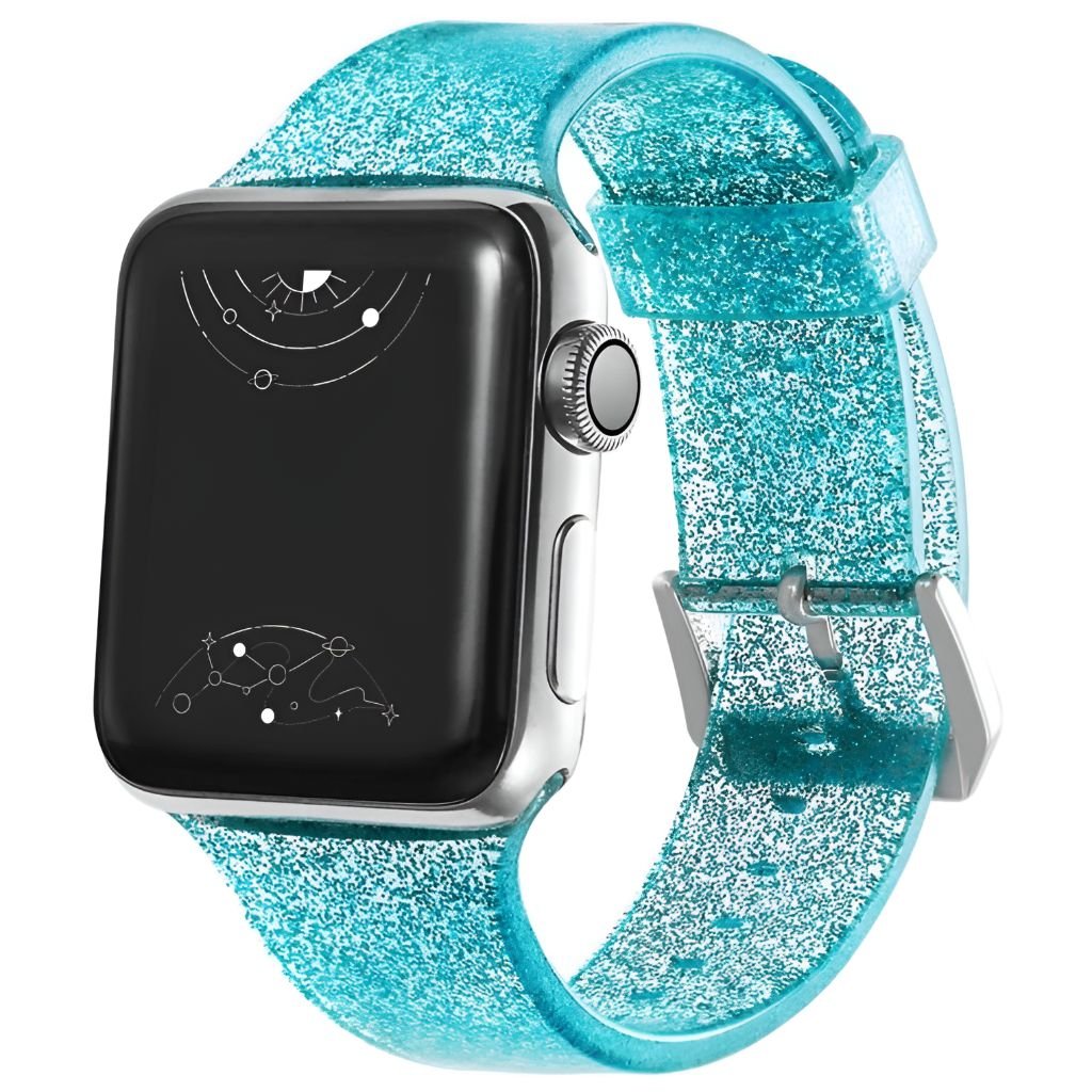 Gemini Silicone Glitter Band - Astra Straps