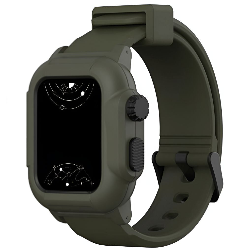 Astra Straps Gladius Tactical Silicone Band Case for Apple Watch 1 8 SE