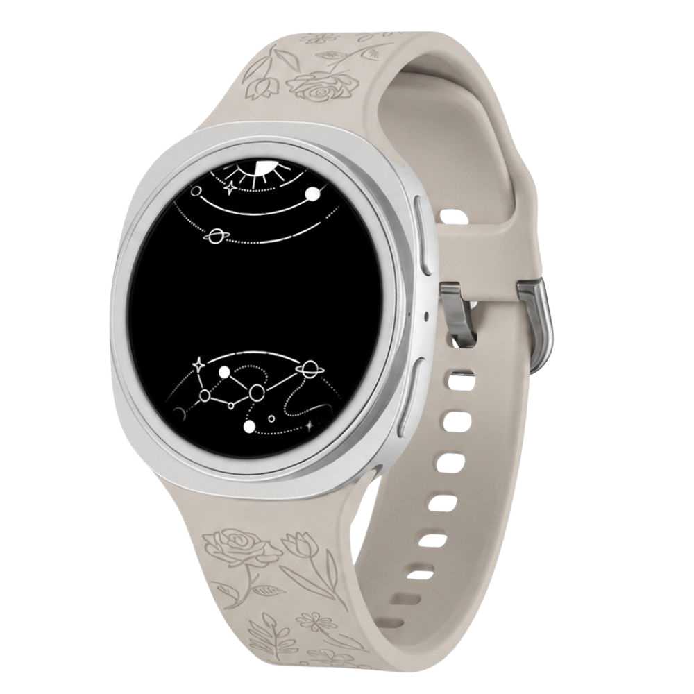 Habeo Engraved Silicone Band For Galaxy Watch 8 - Astra Straps