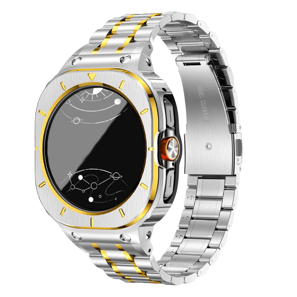 Laudo Stainless Steel Band With Case for Galaxy Watch Ultra - Astra Straps