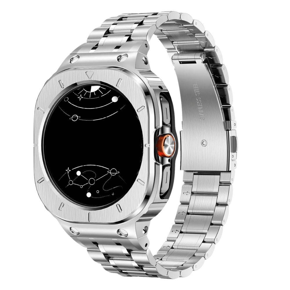 Laudo Stainless Steel Band With Case for Galaxy Watch Ultra - Astra Straps