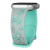 Lepida Engraved Butterfly Silicone Band - Astra Straps