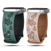 Lepida Engraved Butterfly Silicone Band - Astra Straps