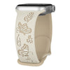 Lepida Engraved Butterfly Silicone Band - Astra Straps