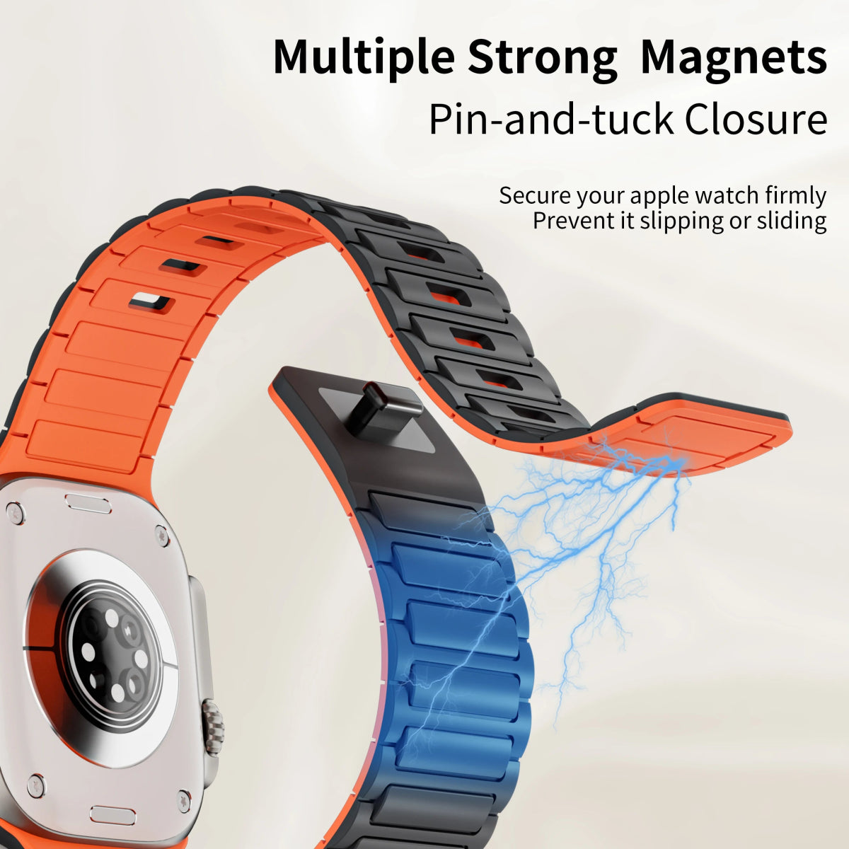 Lesio Silicone Magnetic Band - Astra Straps