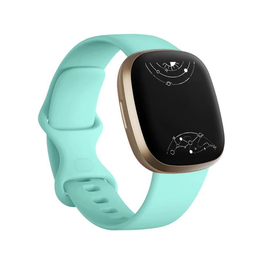 Fitbit sense green deals brand new