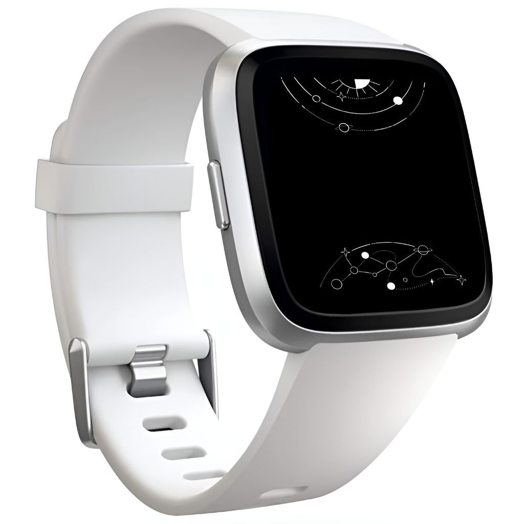 Fitbit versa lite white band sale