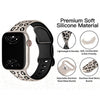 Obvius Silicone Band With Engraved Leopard Pattern - Astra Straps