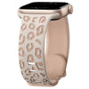 Obvius Silicone Band With Engraved Leopard Pattern - Astra Straps