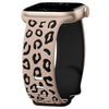 Obvius Silicone Band With Engraved Leopard Pattern - Astra Straps