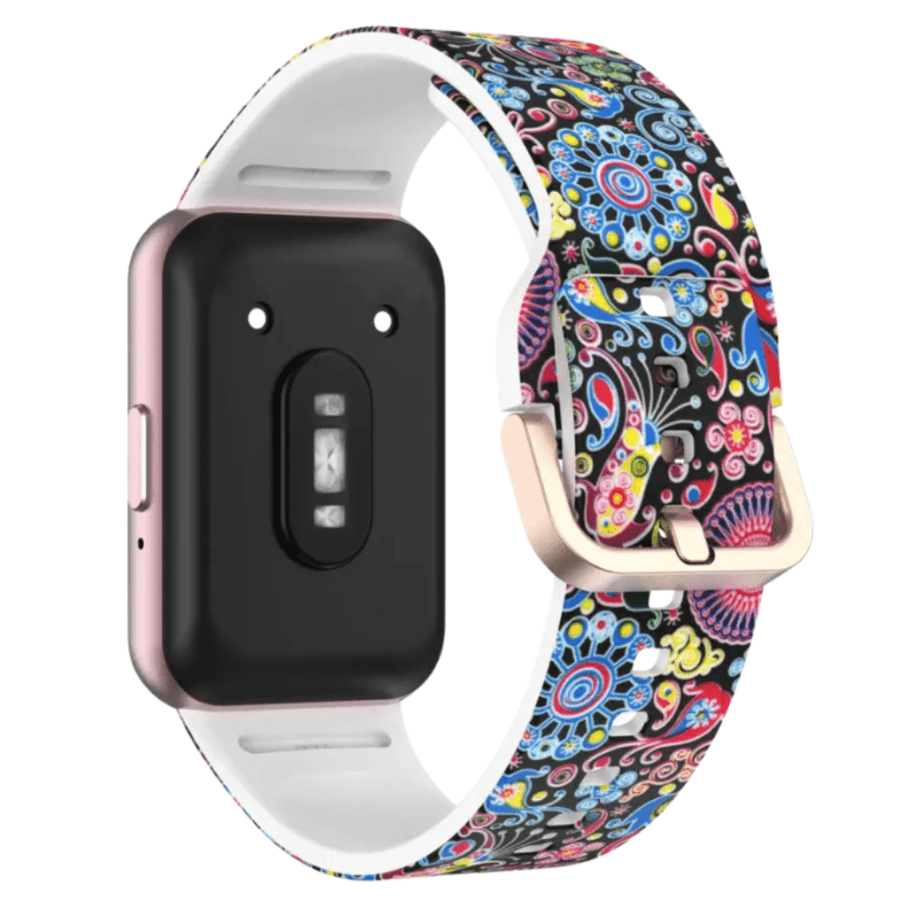 Offero Printed Silicone Band For Galaxy Watch Fit3 - Astra Straps