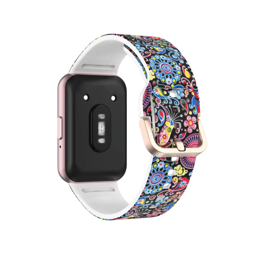 Offero Printed Silicone Band For Galaxy Watch Fit3 - Astra Straps