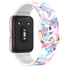 Offero Printed Silicone Band For Galaxy Watch Fit3 - Astra Straps