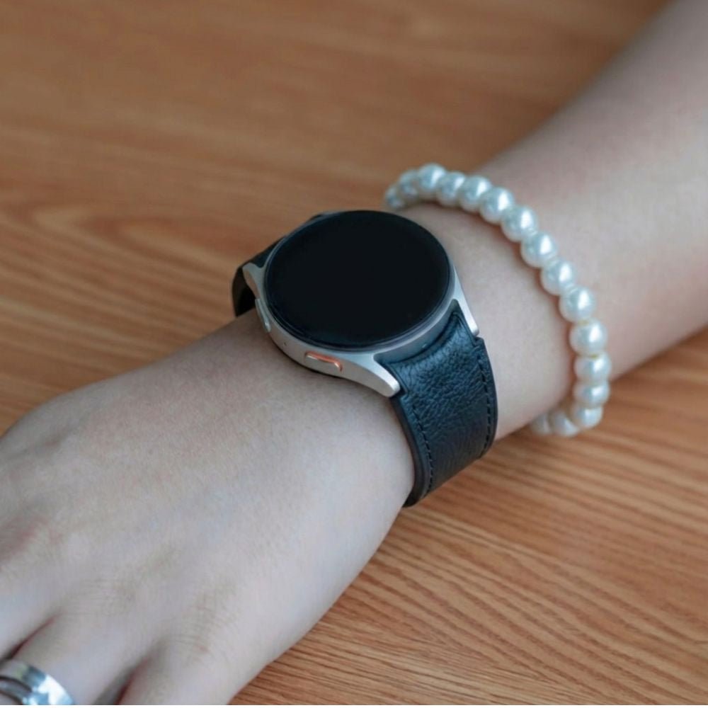 Plurimi Genuine Leather And Silicone Galaxy Band - Astra Straps