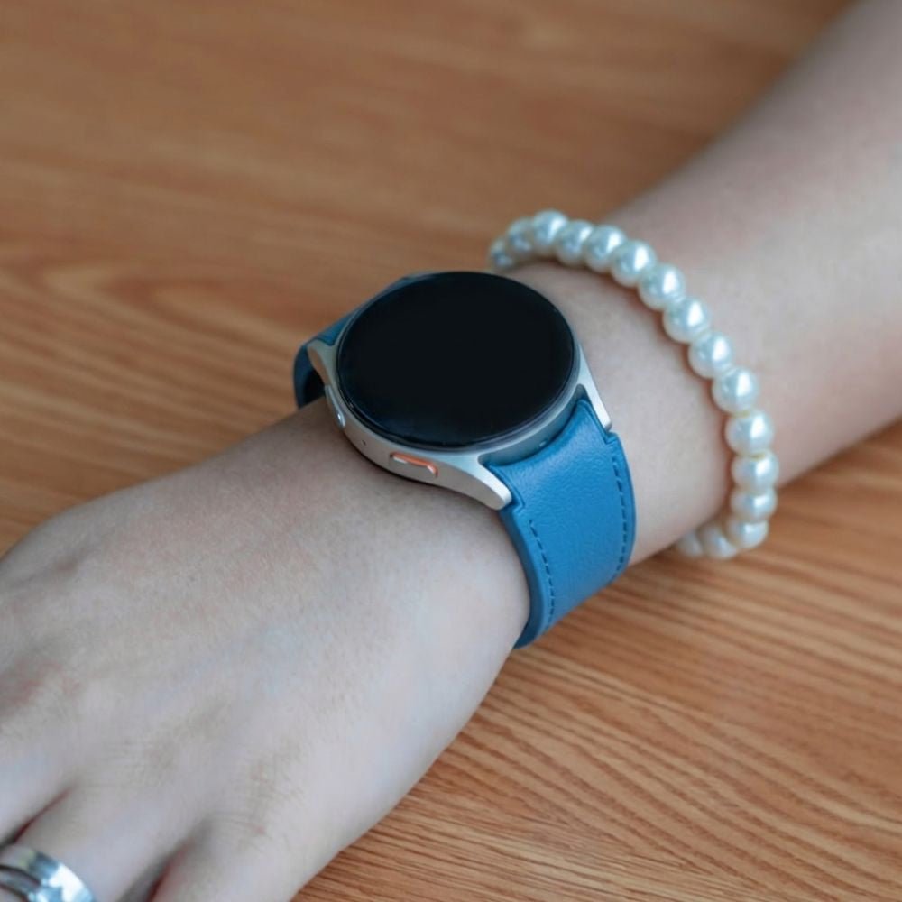 Plurimi Genuine Leather And Silicone Galaxy Band - Astra Straps
