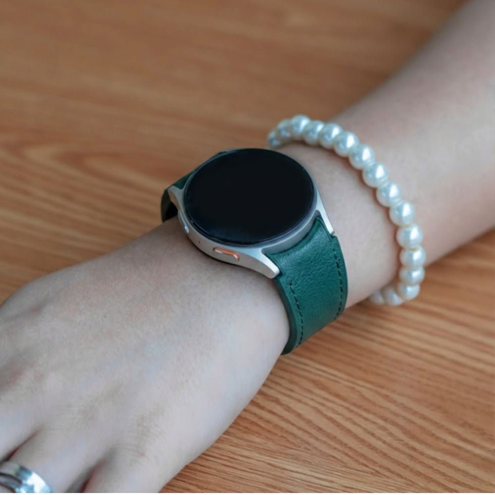 Plurimi Genuine Leather And Silicone Galaxy Band - Astra Straps