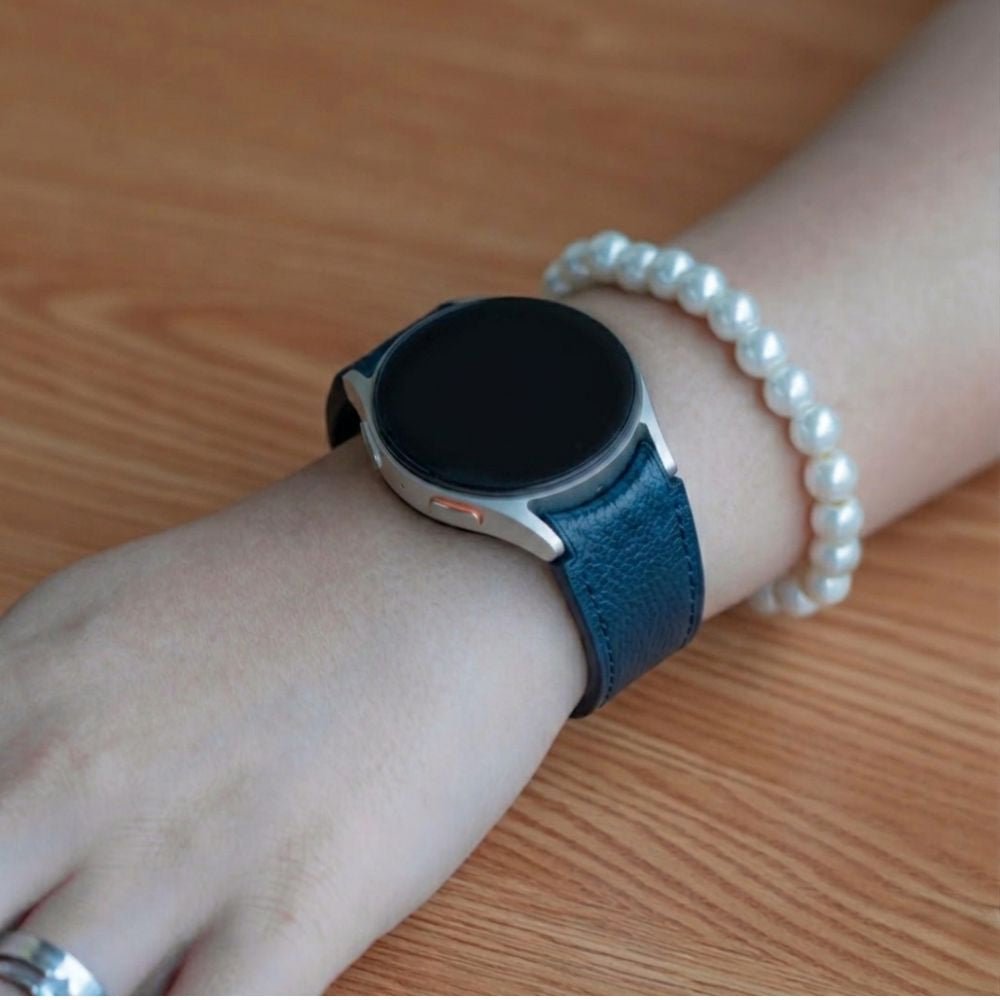 Plurimi Genuine Leather And Silicone Galaxy Band - Astra Straps