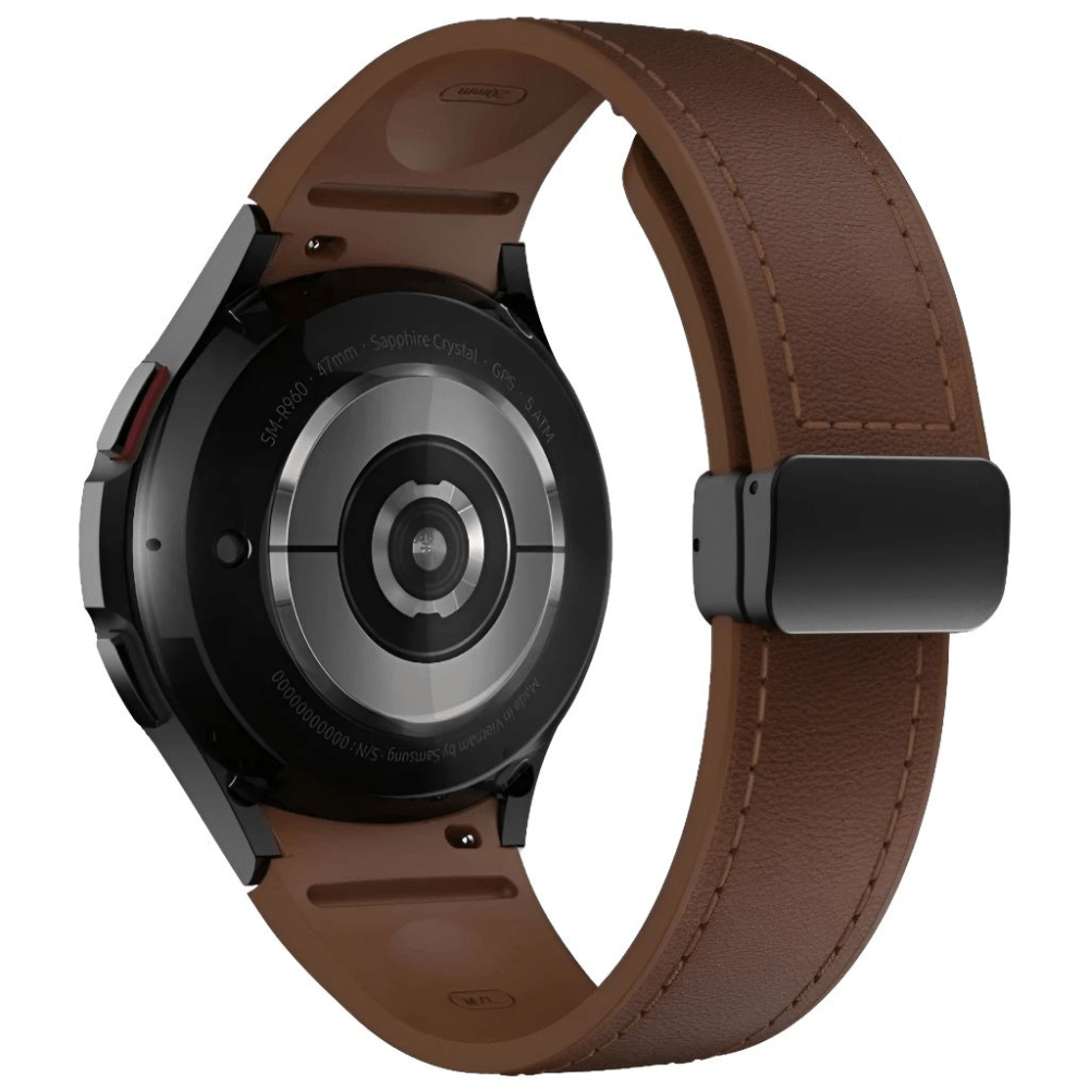 Plurimi Genuine Leather And Silicone Galaxy Band - Astra Straps