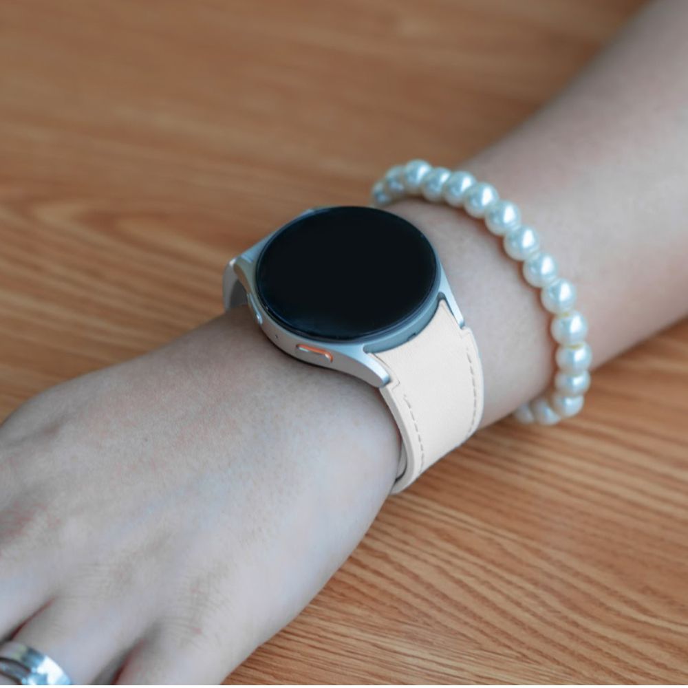 Plurimi Genuine Leather And Silicone Galaxy Band - Astra Straps