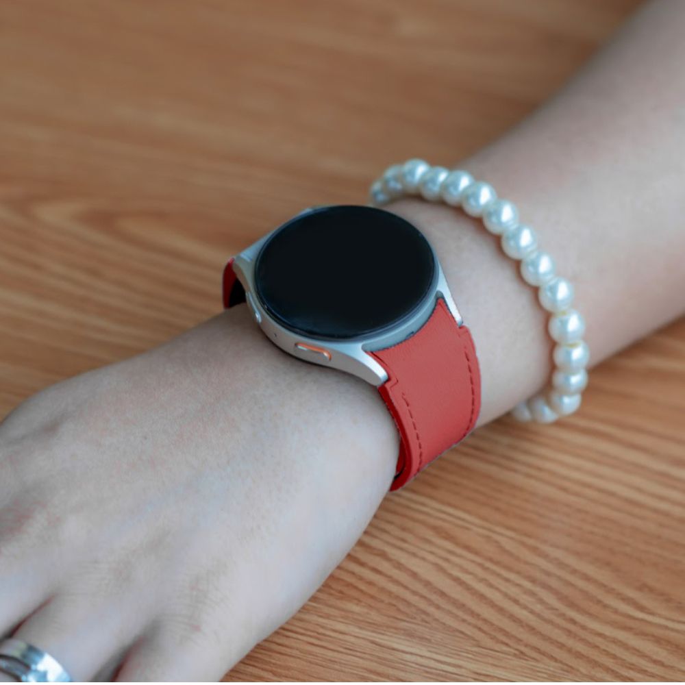 Plurimi Genuine Leather And Silicone Galaxy Band - Astra Straps