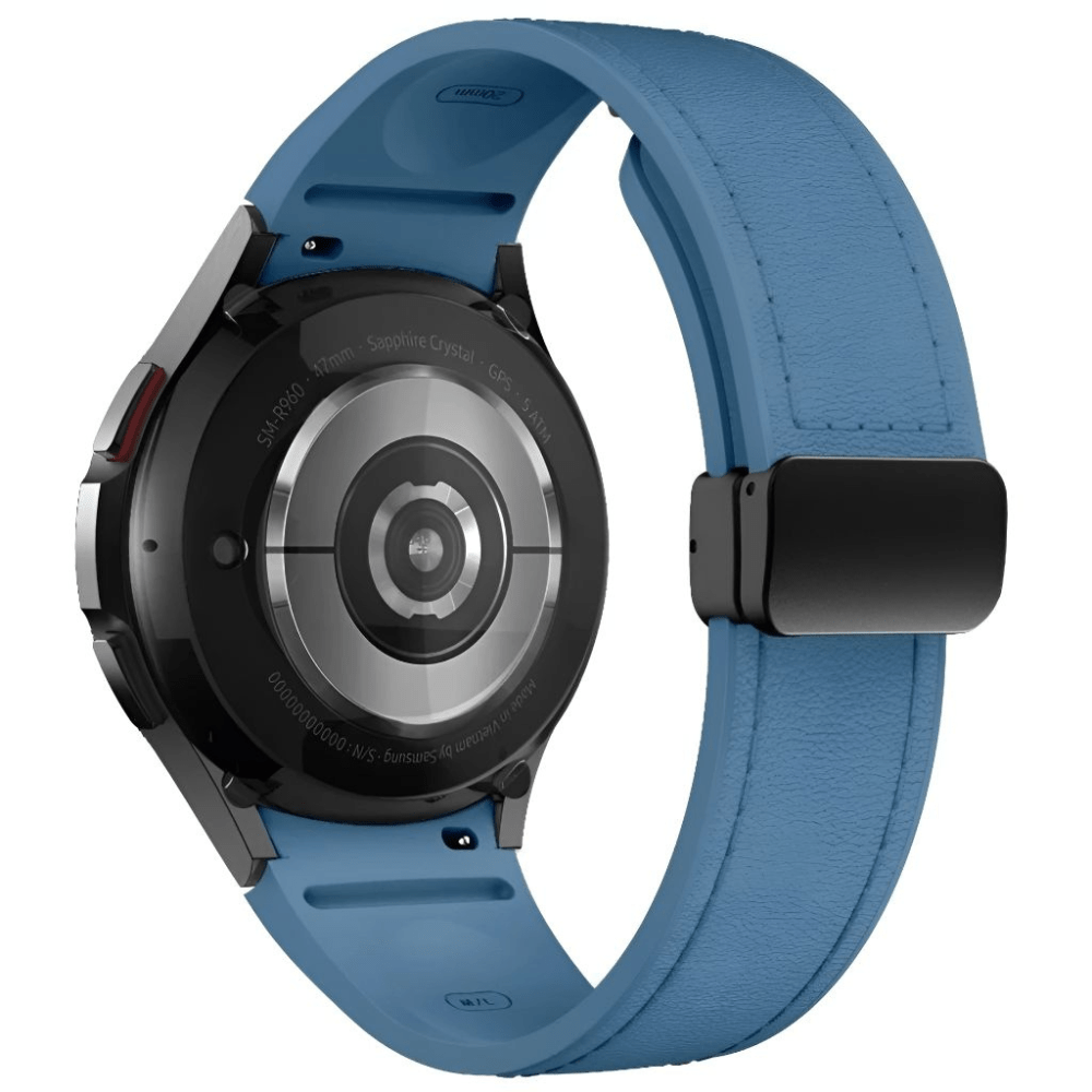 Plurimi Genuine Leather And Silicone Galaxy Band - Astra Straps