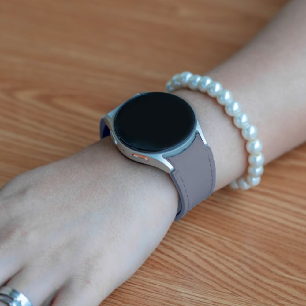 Plurimi Genuine Leather And Silicone Galaxy Band - Astra Straps