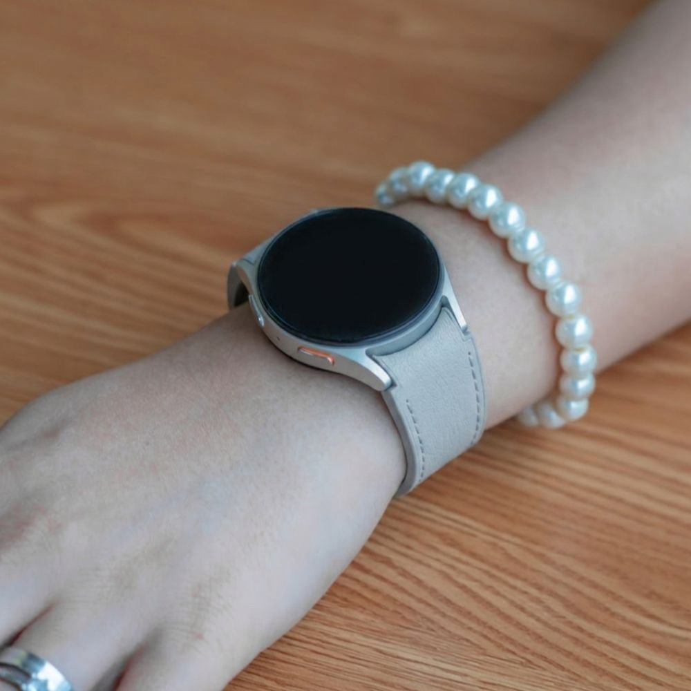 Plurimi Genuine Leather And Silicone Galaxy Band - Astra Straps