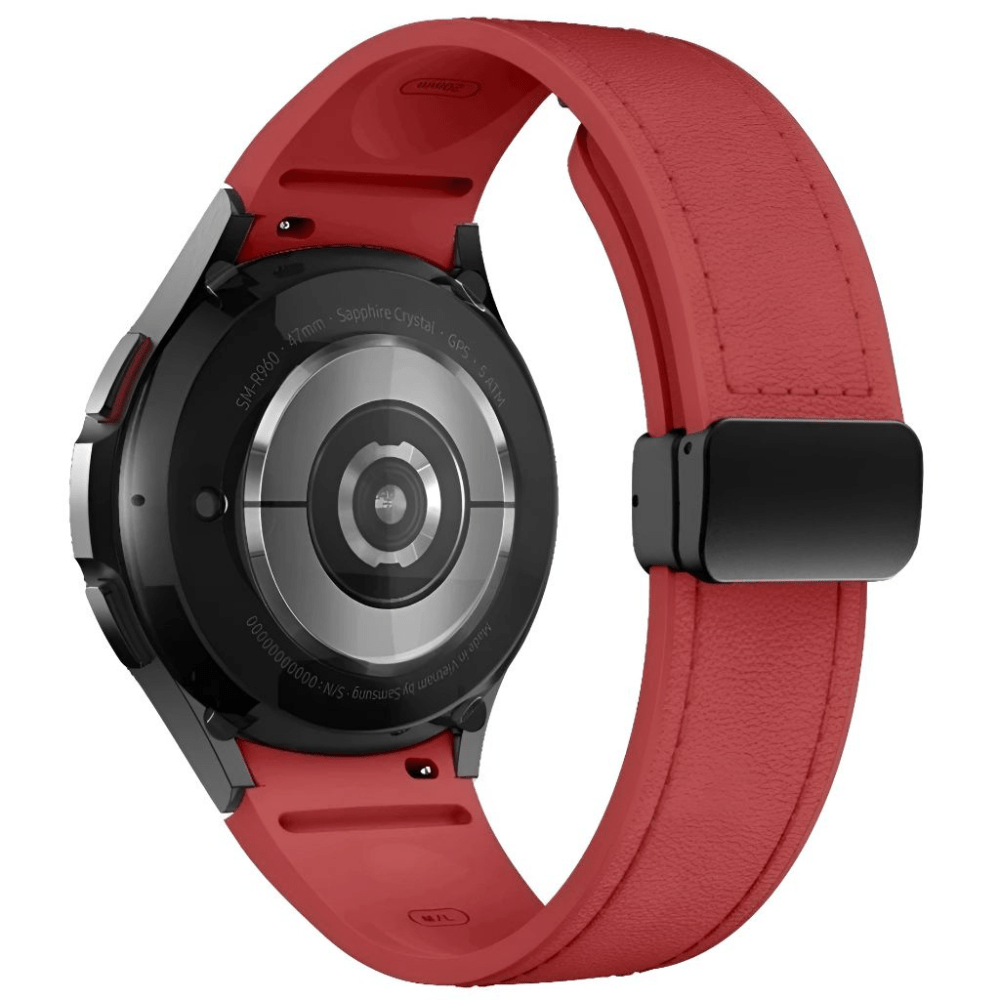 Plurimi Genuine Leather And Silicone Galaxy Band - Astra Straps