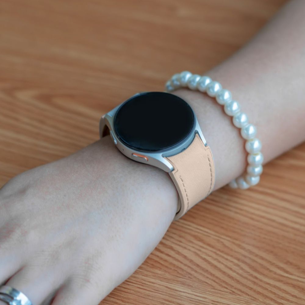 Plurimi Genuine Leather And Silicone Galaxy Band - Astra Straps