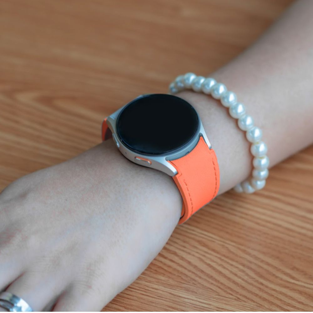 Plurimi Genuine Leather And Silicone Galaxy Band - Astra Straps