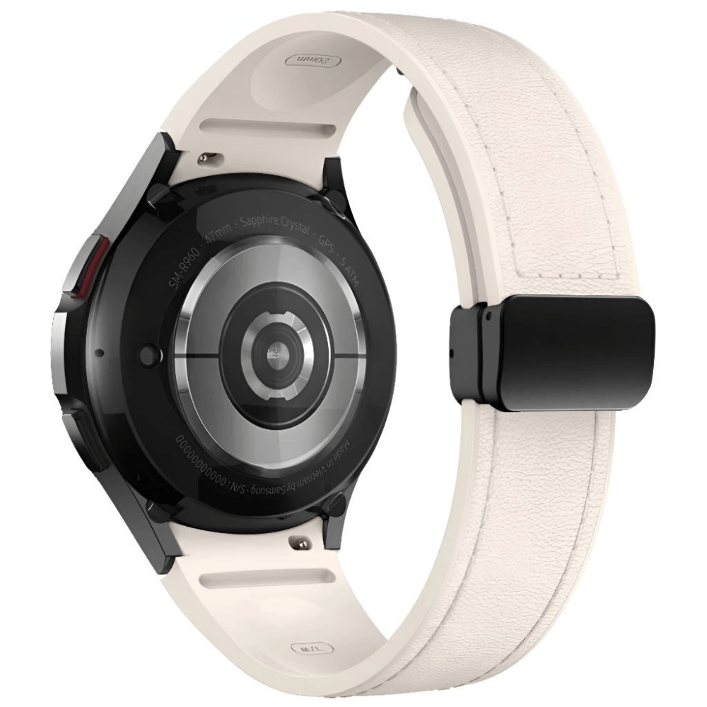 Plurimi Genuine Leather And Silicone Galaxy Band - Astra Straps
