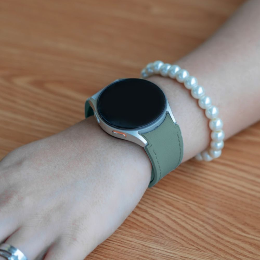 Plurimi Genuine Leather And Silicone Galaxy Band - Astra Straps