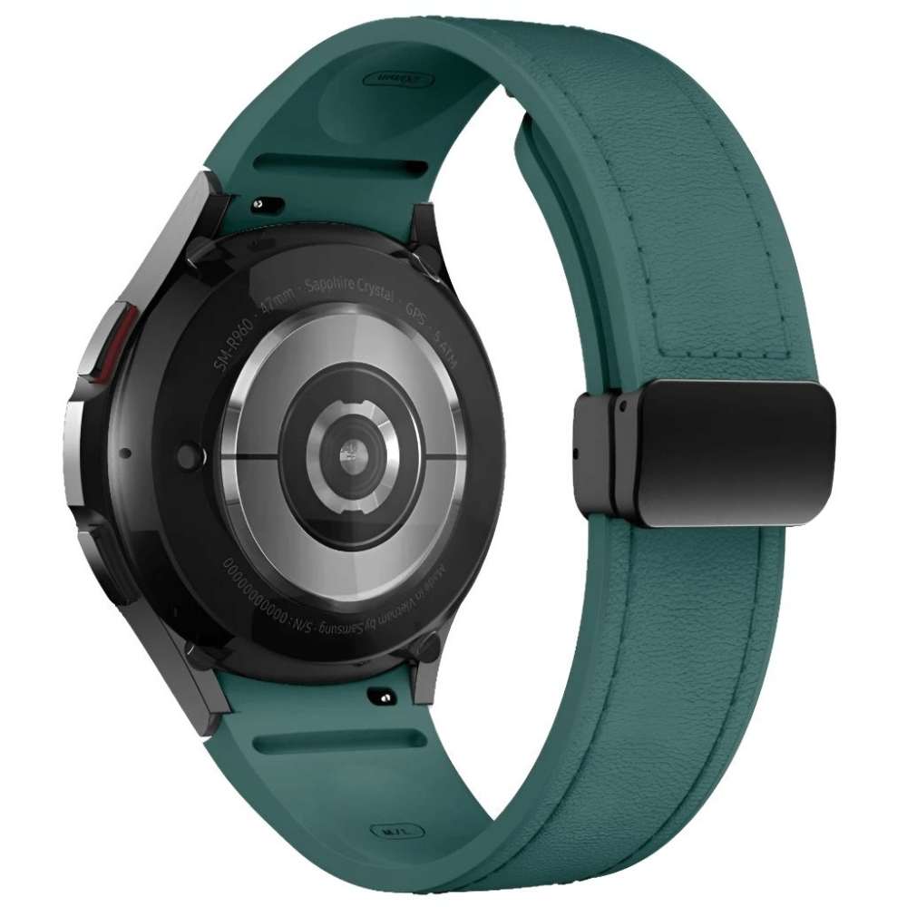Plurimi Genuine Leather And Silicone Galaxy Band - Astra Straps