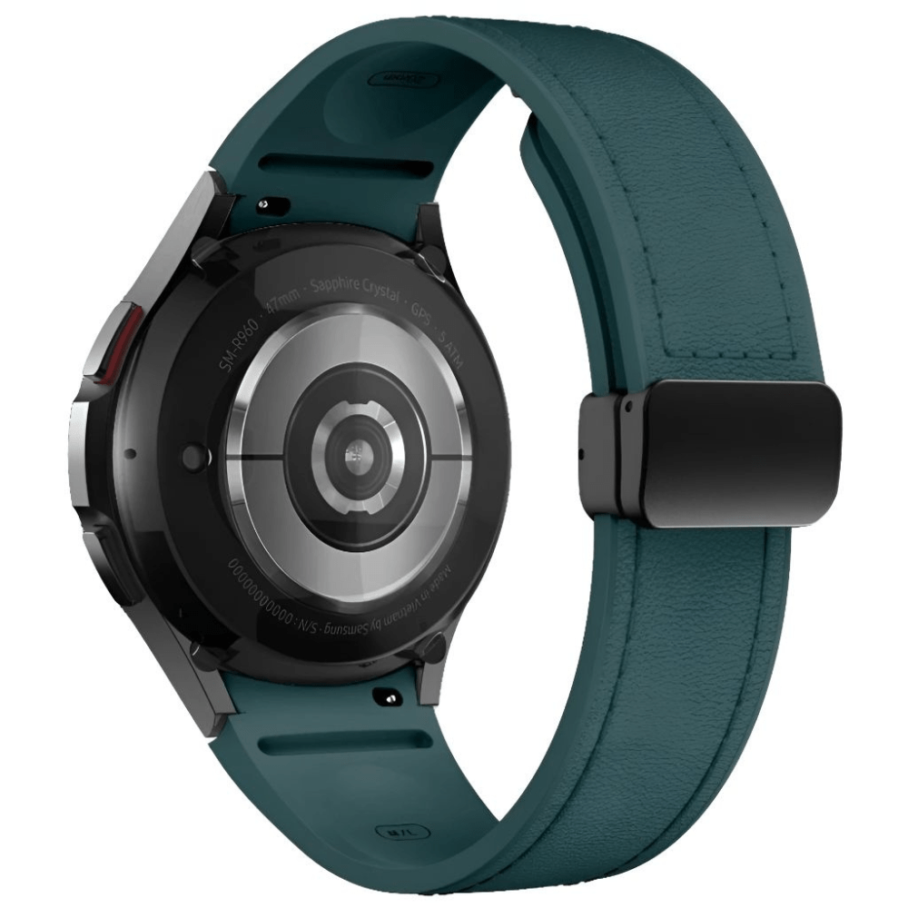 Plurimi Genuine Leather And Silicone Galaxy Band - Astra Straps