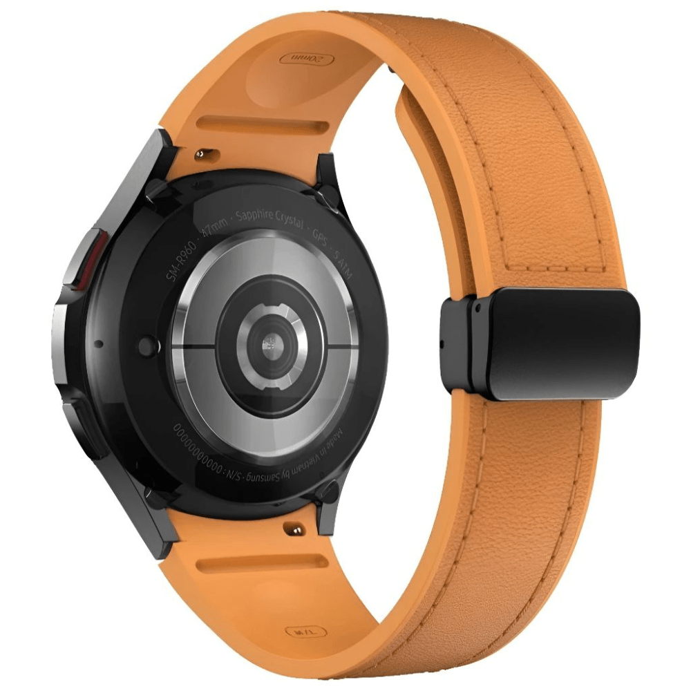 Plurimi Genuine Leather And Silicone Galaxy Band - Astra Straps