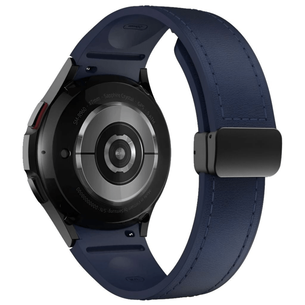 Plurimi Genuine Leather And Silicone Galaxy Band - Astra Straps
