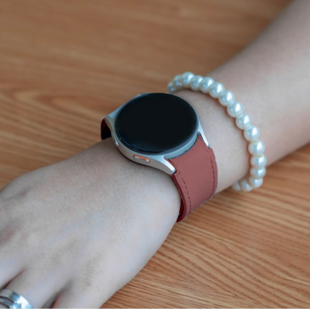 Plurimi Genuine Leather And Silicone Galaxy Band - Astra Straps