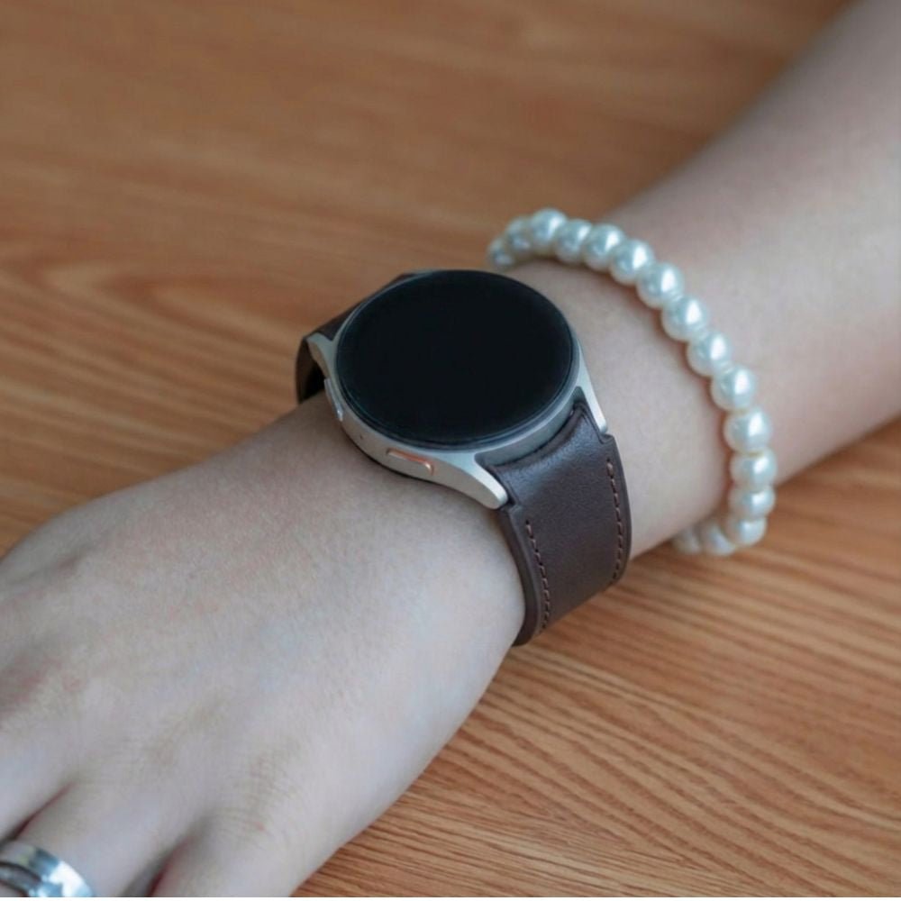 Plurimi Genuine Leather And Silicone Galaxy Band - Astra Straps