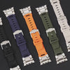 Venio Silicone Rugged Metal Band