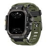 Queo Shockproof Silicone Sport Band With Case
