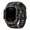 Queo Shockproof Silicone Sport Band With Case