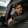 Robur Rugged Silicone Metal Sports Band