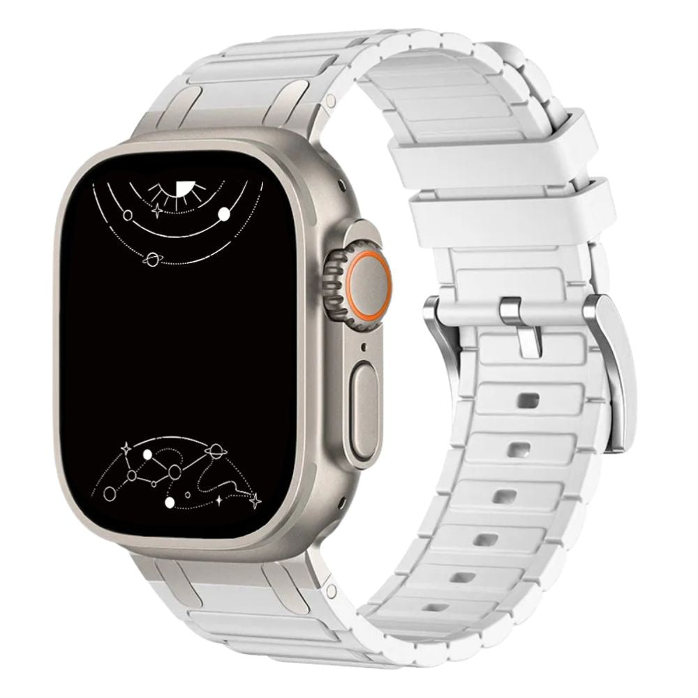 Robur Rugged Silicone Metal Sports Band - Astra Straps