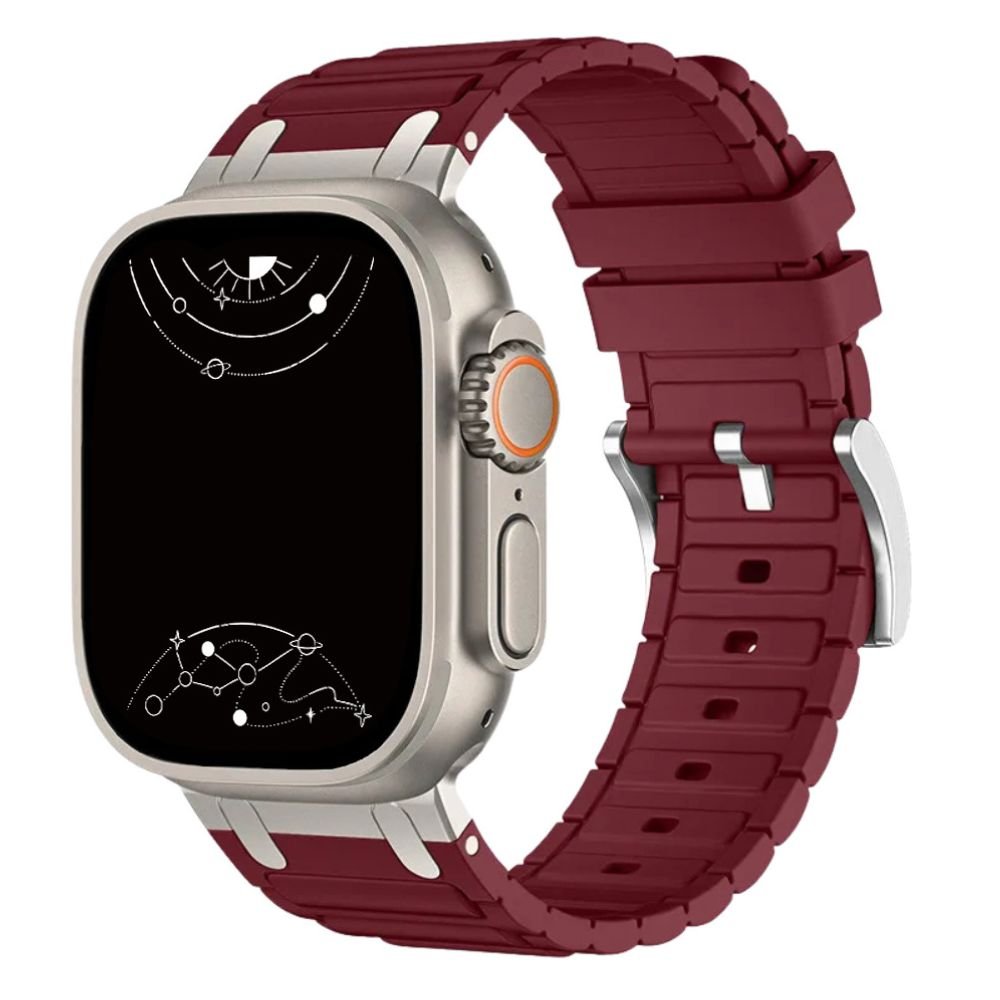 Robur Rugged Silicone Metal Sports Band - Astra Straps